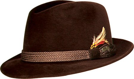 Bailey of Hollywood Gentry Velour Fedora Hat