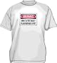 Warning Swine Flu Test Subject Keep Back Sign Logo Men's tee Shirt Small thru 6XL