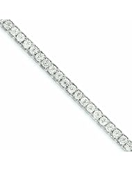Genuine 14K White Gold White Gold Diamond Tennis Bracelet 14 Grams Of Gold 100% Satisfaction Guaranteed.