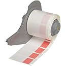 Brady M71-30-427-RD 0.75" Width x 1.5" Height Red/Translucent Color B-427 Self-Laminating Vinyl Labels With Matte Finish For BMP71 Label Printer (250 Per Roll)