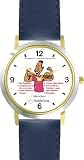 All of THE 7 HABITS #2 - Black Youth (Spanish Text) - DELUXE TWO-TONE WATCH from THE 7 HABITS - WATCH COLLECTION BY WATCHBUDDY&reg; - Arabic Numbers - Blue Leather Strap-Size-Large ( Men's Size or Jumbo Women's Size )