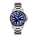 Wenger Men's 72328 Battalion III Diver Blue Dial Steel Bracelet Watch
