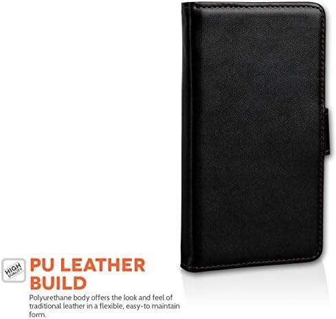 Yousave Accessories HTC Desire 310 Case Black PU Leather Wallet Cover