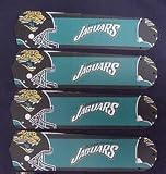 Ceiling Fan Designers 52SET-NFL-JAX NFL Jacksonville Jaguars Football 52 In. Ceiling Fan Blades ONLY