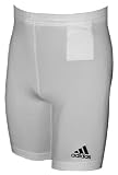 adidas - Adidas White Samba Compression Shorts