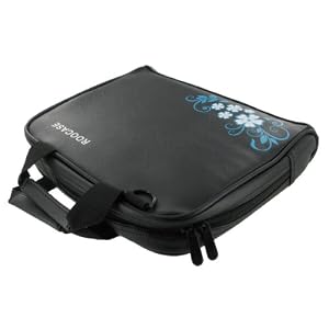 Dell Inspiron Mini IM10-2865 10.1-Inch Netbook Carrying Bag with Shoulder Strap (Hawaiian Flower Design - Black)