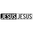 " NEGATIVE JESUS " STREET SIGN