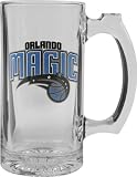 Orlando Magic Beer Mug: 3D Logo Glass Tankard