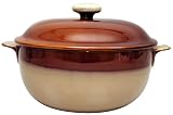 Sango Nova Brown 2-1 2-Quart Casserole Dish
