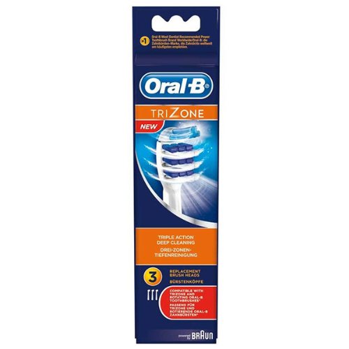 Braun - eb30-3 - Lot de 3 brossettes pour brosse à dent trizone Oral-b