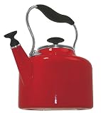 Review Chantal EZ37-EZ RE / Chantal 1.8 Quart Eva Teakettle, Enamel-on-Steel, Chili Red