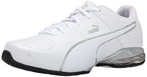 Puma men s cell surin 2 cross-training shoe, white/silver, 10.5 m…