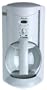 Krups 467-71 Crystal Arome Time 10-Cup Coffeemaker, White