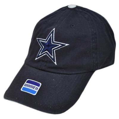 NFL Dallas Cowboys Navy Blue Rhinestones Star Garment Wash Womens Ladies Hat Cap