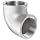 Stainless Steel 316 Cast Pipe Fitting, 90 Degree Elbow, Class 150, NPT Female