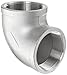 Stainless Steel 316 Cast Pipe Fitting, 90 Degree Elbow, Class 150, 3/4