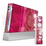 Design Skins for Nintendo Wii - Pink Flower Design Folie