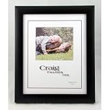 10x12 custom black picture frame w  glass and backing by Craig Frames Inc.
