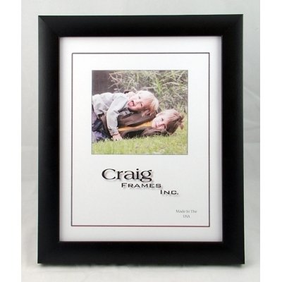 16x32 custom black picture frame w/ styrene and backing
