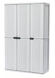 Gracious Living 91008-1C Tall Utility Cabinet 40-1/4 by 14-3/4 by 64-1/2-Inch with Three Doors