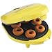 Babycakes DN-6 Mini Doughnut Maker, Yellow, 6 Donut