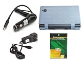 5 in 1 Bundle Accessories Nintendo DSi / NDSi includes: Car Charger + Home/ Wall Charger + Clear Silicone Skin Case + Screen Protector + Fishbone Keychain
