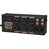 TRIPP LITE AVBAR6 Isobar Metal RJ11 Coax 6 Outlet 6-Feet Cord A/V Surge Protector