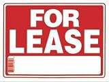 Yard Signs - 9 X 12, For Lease Sign