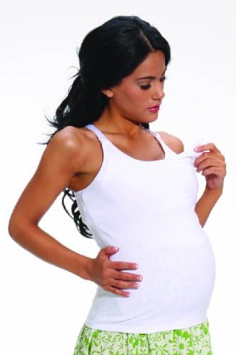 Adjustable Bra Design Front Panel Clasp Maternity Nursing Bra Tank Top S M L XL