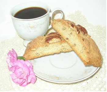 8 pieces Unfrosted CINNAMON PECAN Biscotti by Peggy