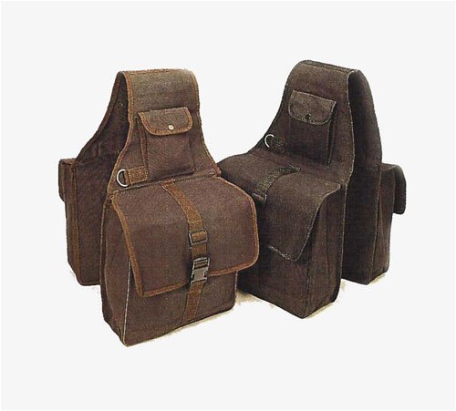 Canvas Saddle Bag