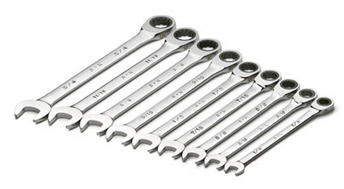 Buy SK 89200 G-Pro 9 Piece 1/4-Inch to 3/4-Inch Spline Standard Ratcheting Wrench Set