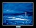 Motivational Lighthouse Luminescence Art Poster Print - 20 X 16