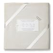 SwaddleDesigns Organic Ultimate Receiving Blanket - Natural with Cream Trim