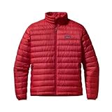 Men's Patagonia Down Sweater Jacket, Large, Red Men's Patagonia Down Sweater Jacket, Large, Red