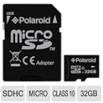 Polaroid 32 GB CL10 micro SDHC Flash...