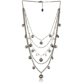 Liz Palacios Perlas Swarovski Crystal And Pearl Bib Necklace