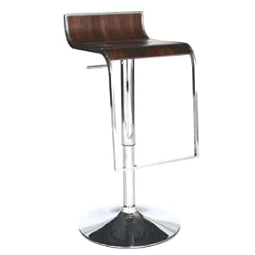 Baxton Studio Adjustable Swivel Counter or Bar Stool by Baxton Studio