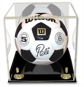 Collectible UV Deluxe Soccer/Volley Ball Display Case - with Mirror - Sports Memoriablia Display Case - Sportscards Collecting Supplies Collectible UV Deluxe Soccer/Volley Ball Display Case - with Mirror - Sports Memoriablia Display Case - Sportscards Collecting Supplies