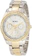 XOXO Women's XO5429  Rhinestone Accent Two-Tone Bracelet Watch