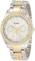 XOXO Women's XO5429 Rhinestone Accent Two-Tone Bracelet Watch