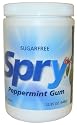 Spry Peppermint Xylitol Chewing Gum 600 Count