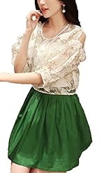 Short General Print Chiffon Summer  Dress