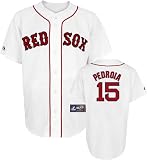 MLB Dustin Pedroia Boston Red Sox Youth Replica Home Jersey (Large)