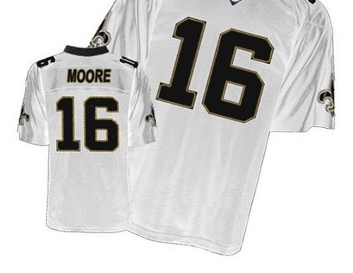 New Orleans Saints #16 Moore White Football Jersey Size 48-56 (Please Select the Size When You Order, Can Do Drop Shipping)