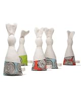 Organic Rabbit Rattle by Dress Me Up Organic