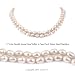 Double Strand 17-18 Inches 6-7mm White Oval Shape Freshwater Cultured Pearl Necklace