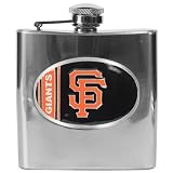 San Francisco Giants MLB 6oz Stainless Steel Flask