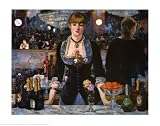 Bar at the Folies-Bergere, 1882 Art Poster Print by Édouard Manet, 28x22