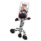 KONG BraidZ Dog Toy, Small, Zebra